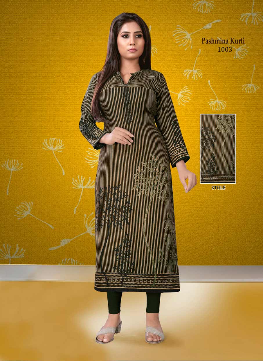 Pashmina Vol-1 Long Stitched Kurti Catalogue Set Pashmina Vol-1 Long Stitched Kurti Catalogue Set